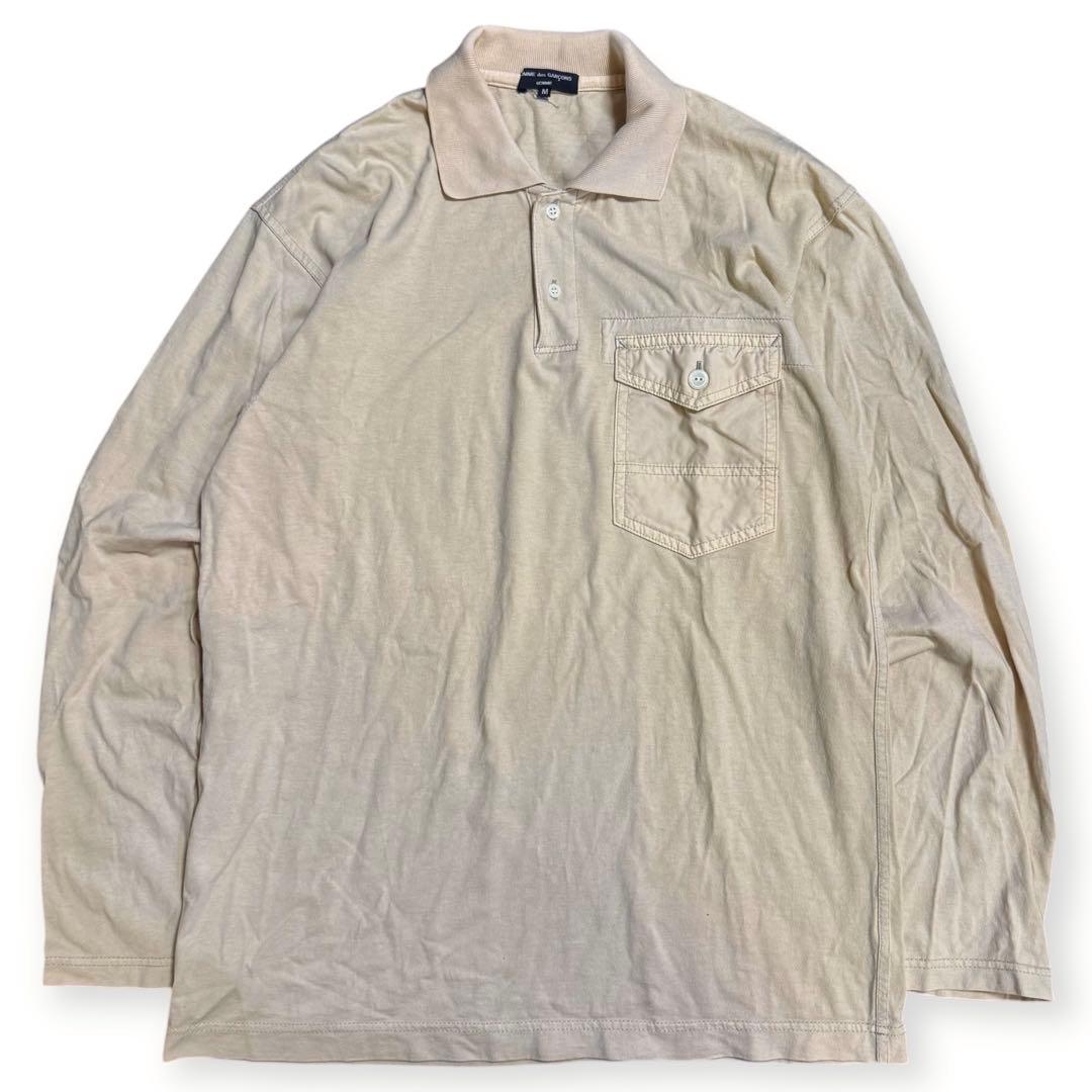 COMME des GARÇONS HOMME 田中オム 長袖 ポロシャツ M