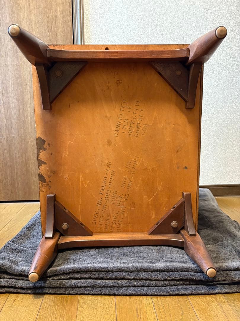 ドレクセルヘリテイジ Rishel サイドテーブル 米軍家具 ミッドセンチュリー