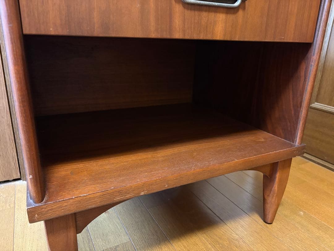 ドレクセルヘリテイジ Rishel サイドテーブル 米軍家具 ミッドセンチュリー