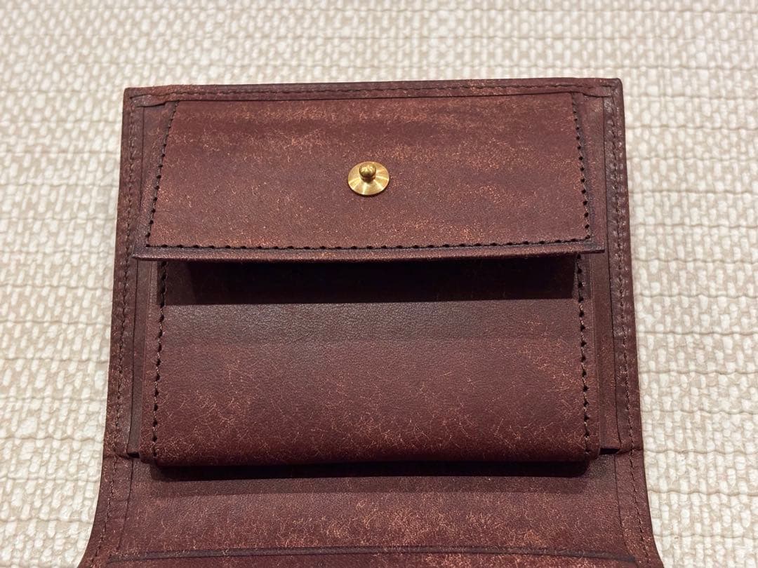 新品未使用　lemma レンマ　マリスコ　タバコ　二つ折り財布