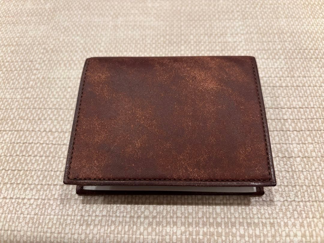 新品未使用　lemma レンマ　マリスコ　タバコ　二つ折り財布