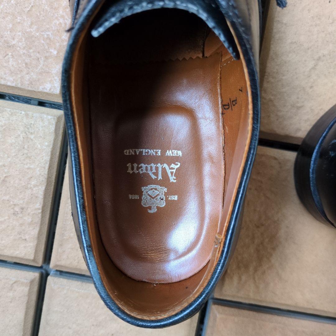 【お値下げしました】オールデン907 黒 7 約25cm 傷あり実用向け