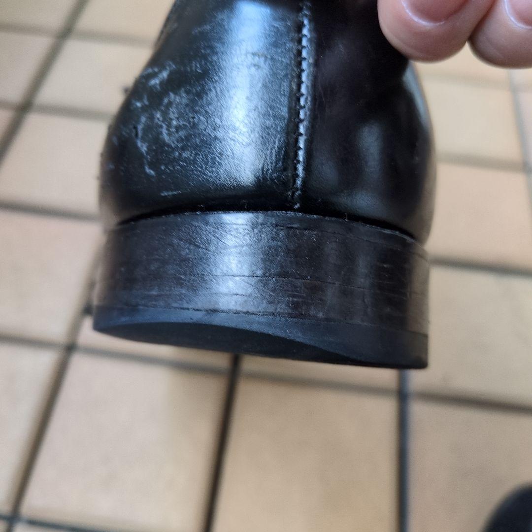 【お値下げしました】オールデン907 黒 7 約25cm 傷あり実用向け