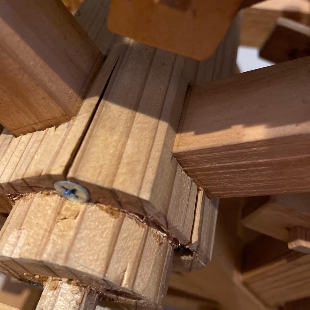 ⭐︎みやびを様⭐︎水車　木製　水車径46㎝　庭　置物　和風　庭園