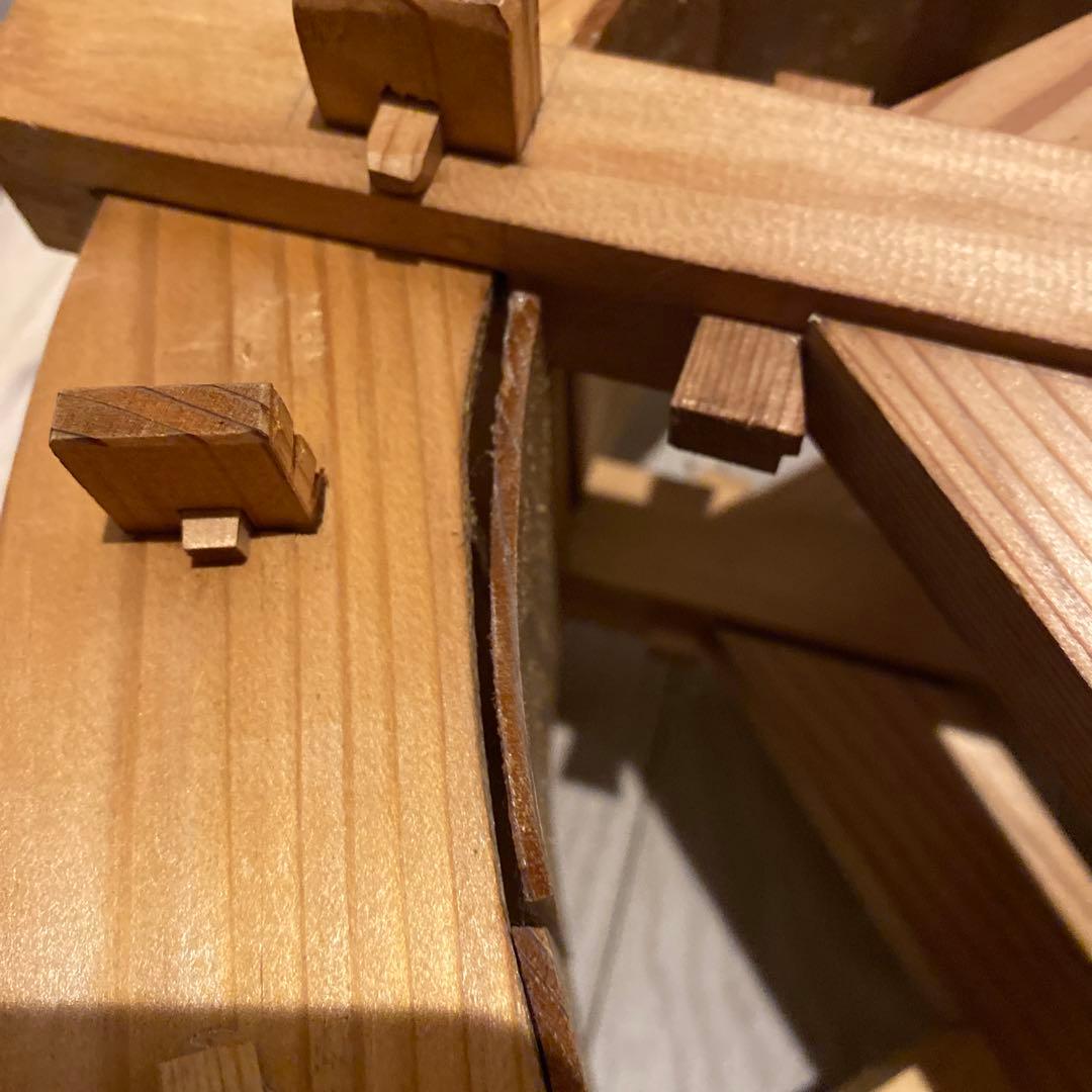 ⭐︎みやびを様⭐︎水車　木製　水車径46㎝　庭　置物　和風　庭園