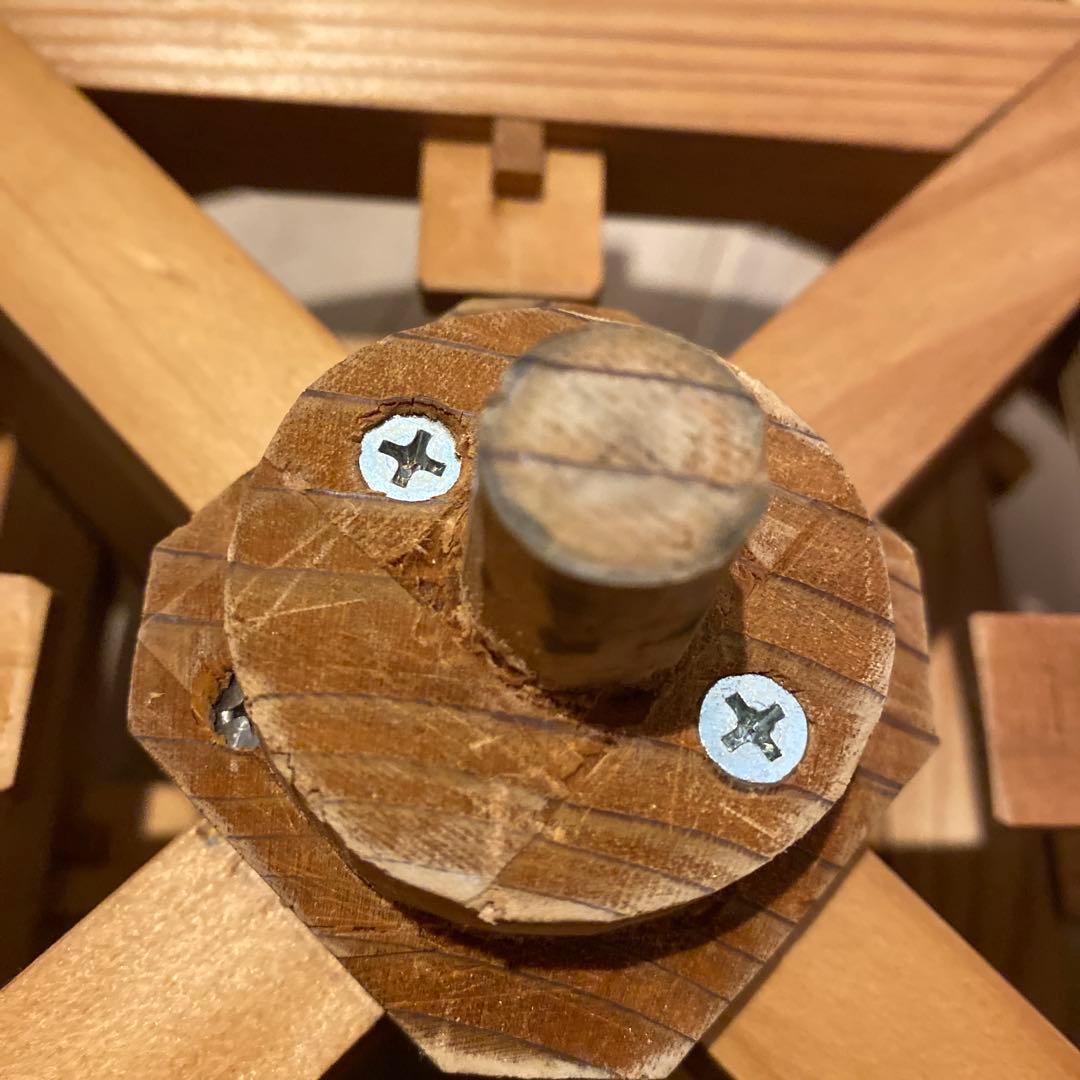 ⭐︎みやびを様⭐︎水車　木製　水車径46㎝　庭　置物　和風　庭園