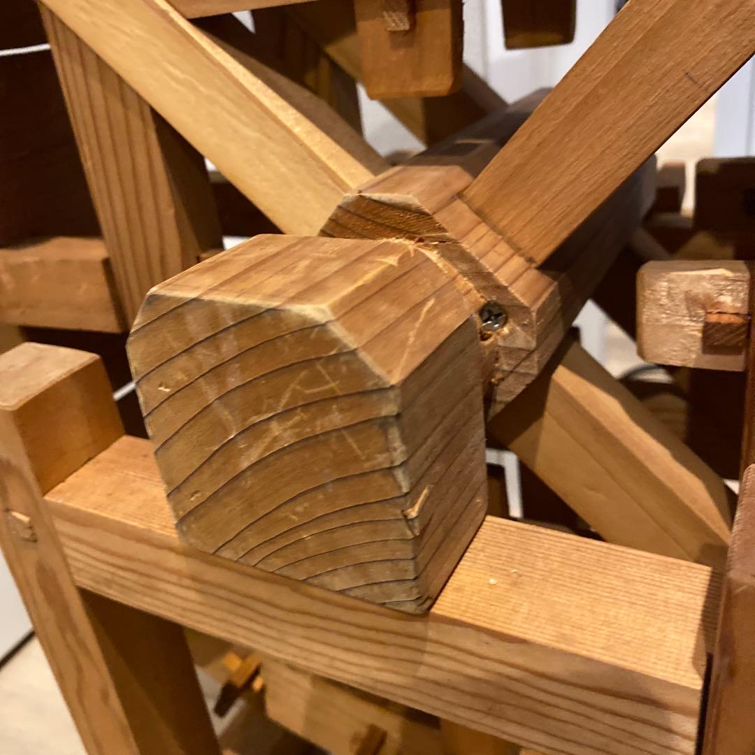 ⭐︎みやびを様⭐︎水車　木製　水車径46㎝　庭　置物　和風　庭園