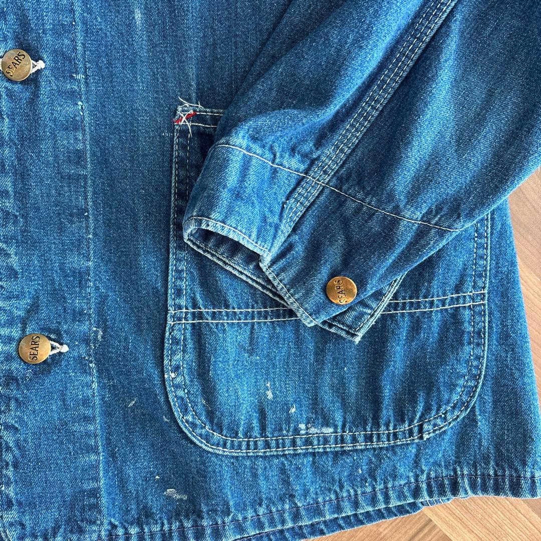 Sears シアーズ　デニム カバーオール 4ポケット