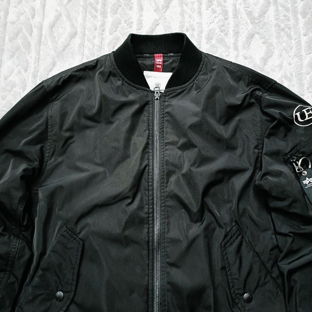 ユニフォームエクスペリメント × ALPHAアルファ コラボ MA-1ジャケット