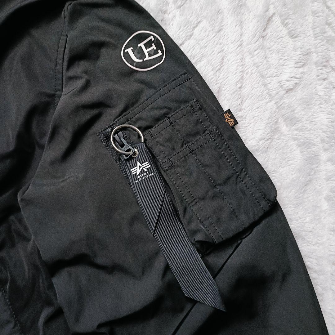 ユニフォームエクスペリメント × ALPHAアルファ コラボ MA-1ジャケット