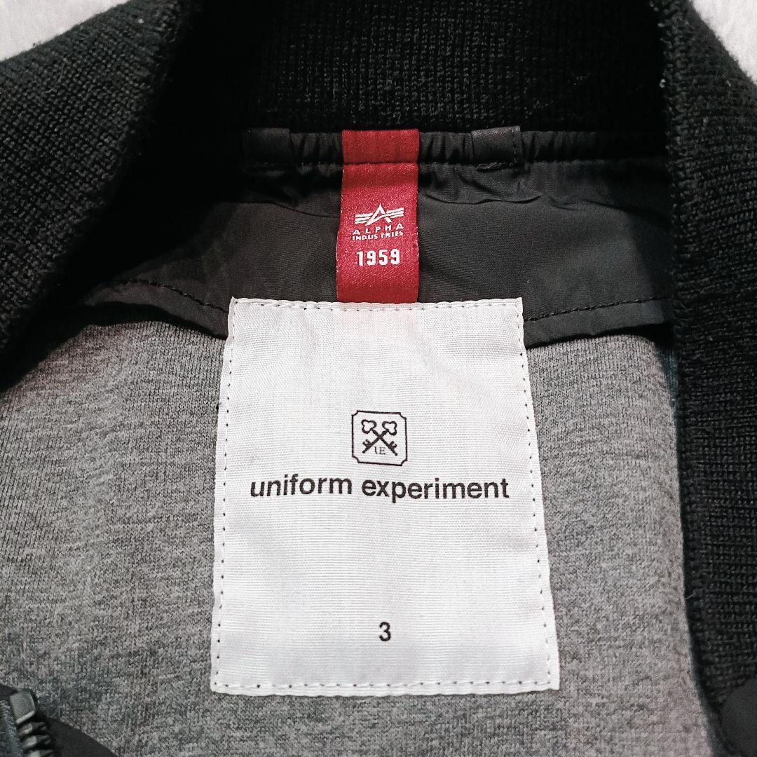 ユニフォームエクスペリメント × ALPHAアルファ コラボ MA-1ジャケット