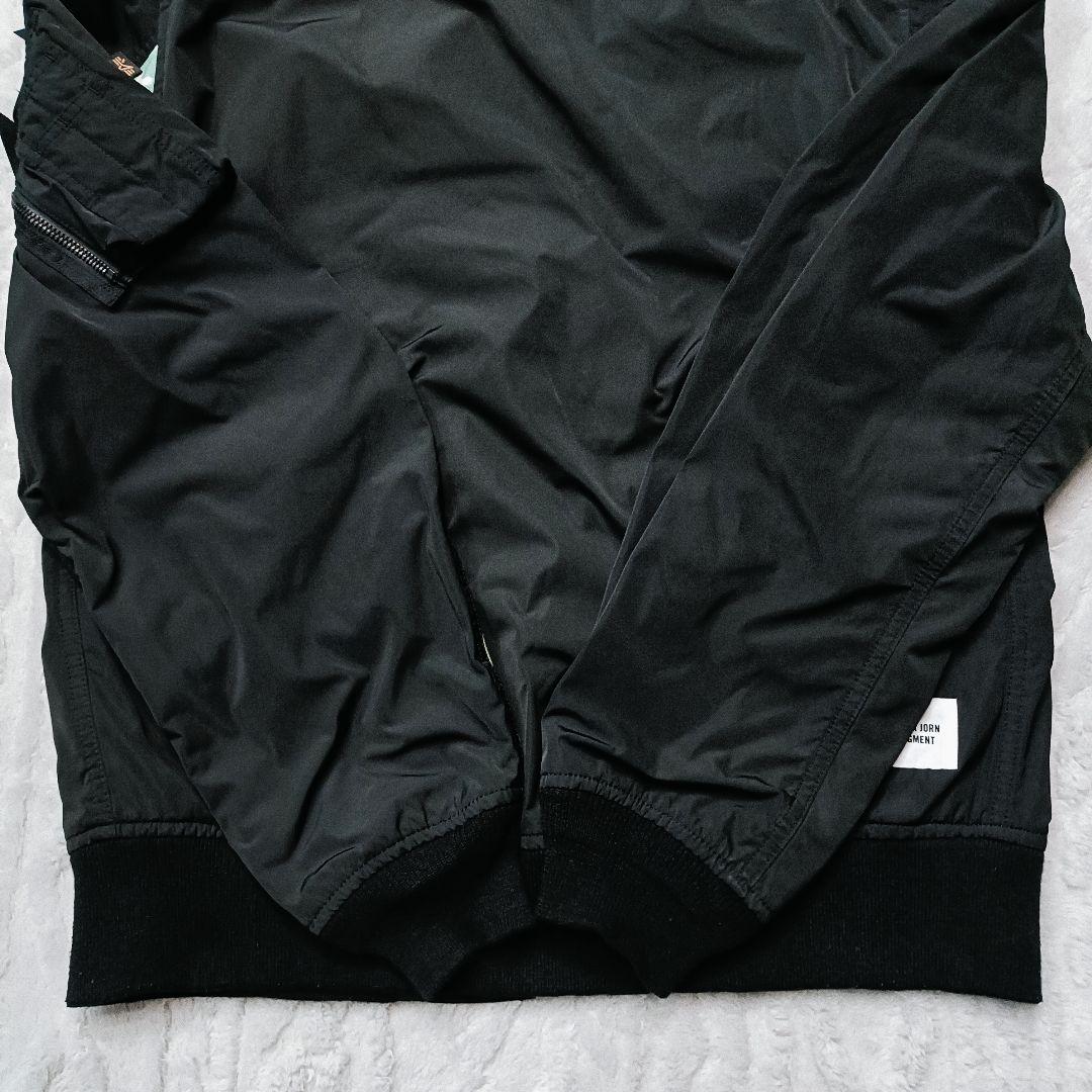 ユニフォームエクスペリメント × ALPHAアルファ コラボ MA-1ジャケット