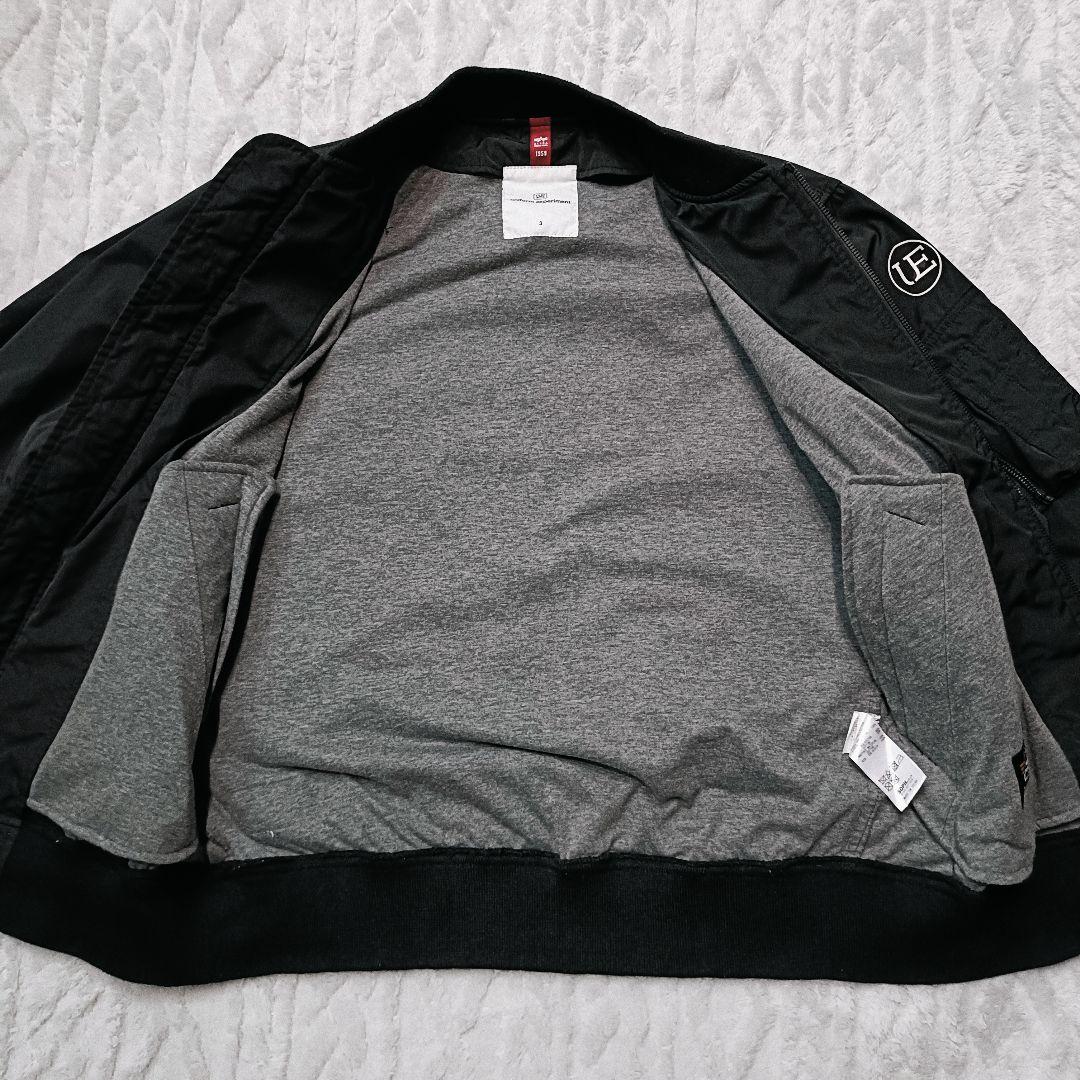 ユニフォームエクスペリメント × ALPHAアルファ コラボ MA-1ジャケット