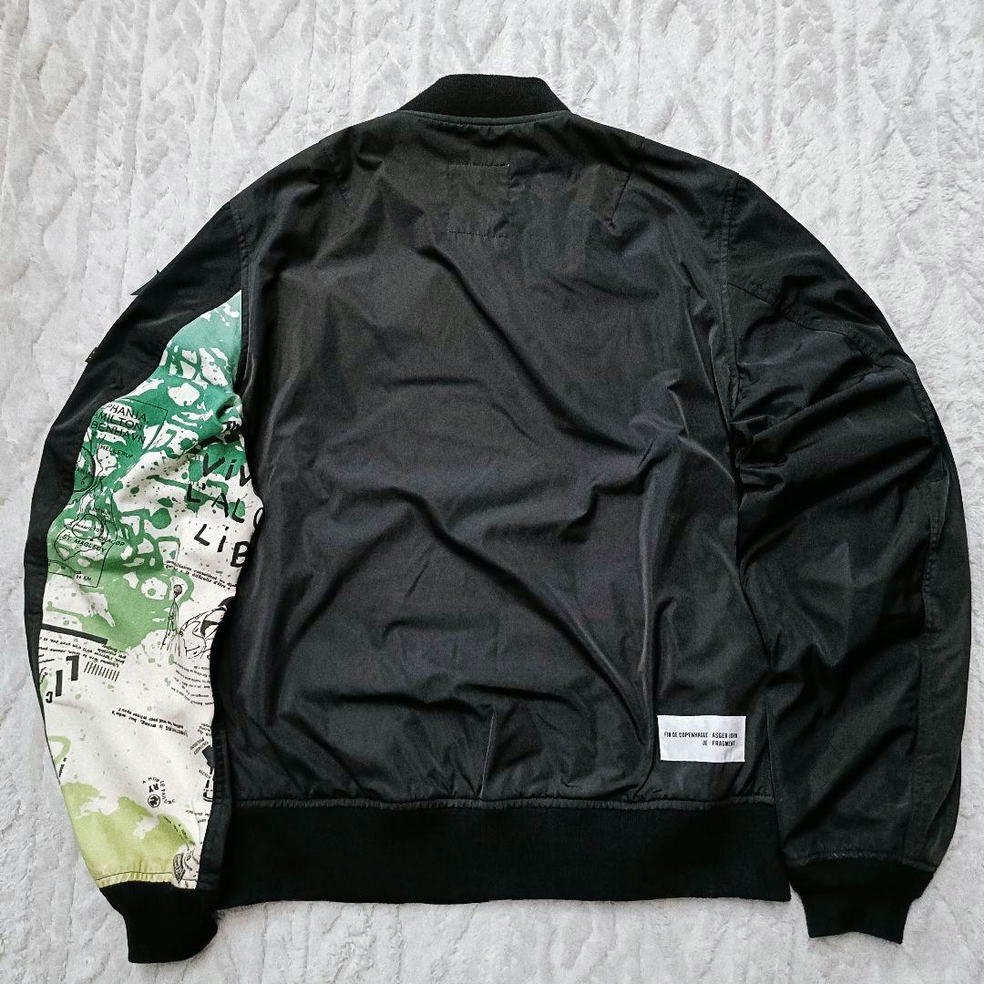 ユニフォームエクスペリメント × ALPHAアルファ コラボ MA-1ジャケット