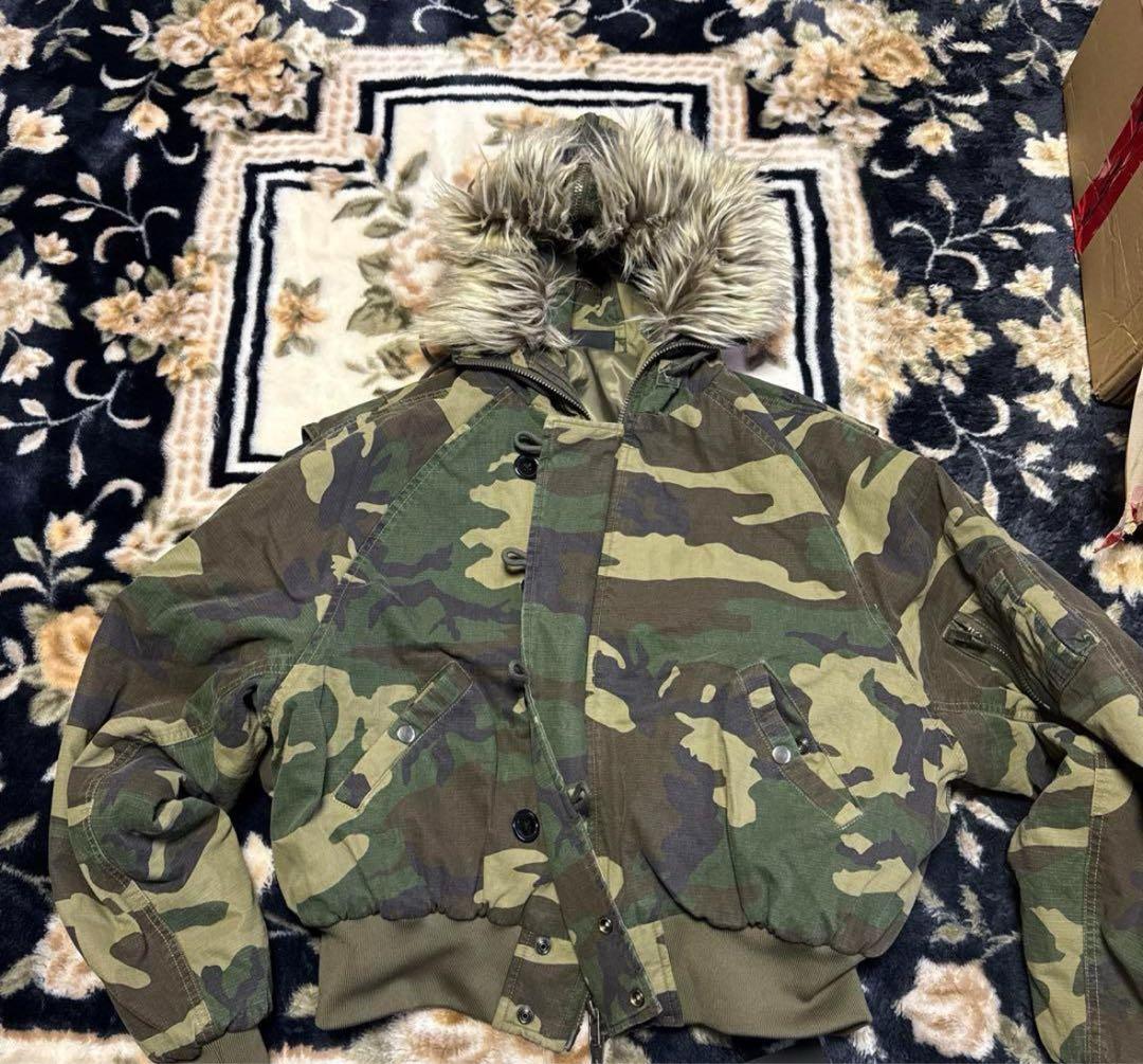 ジャケット・アウター STEEPC N-2B camo flight jacket