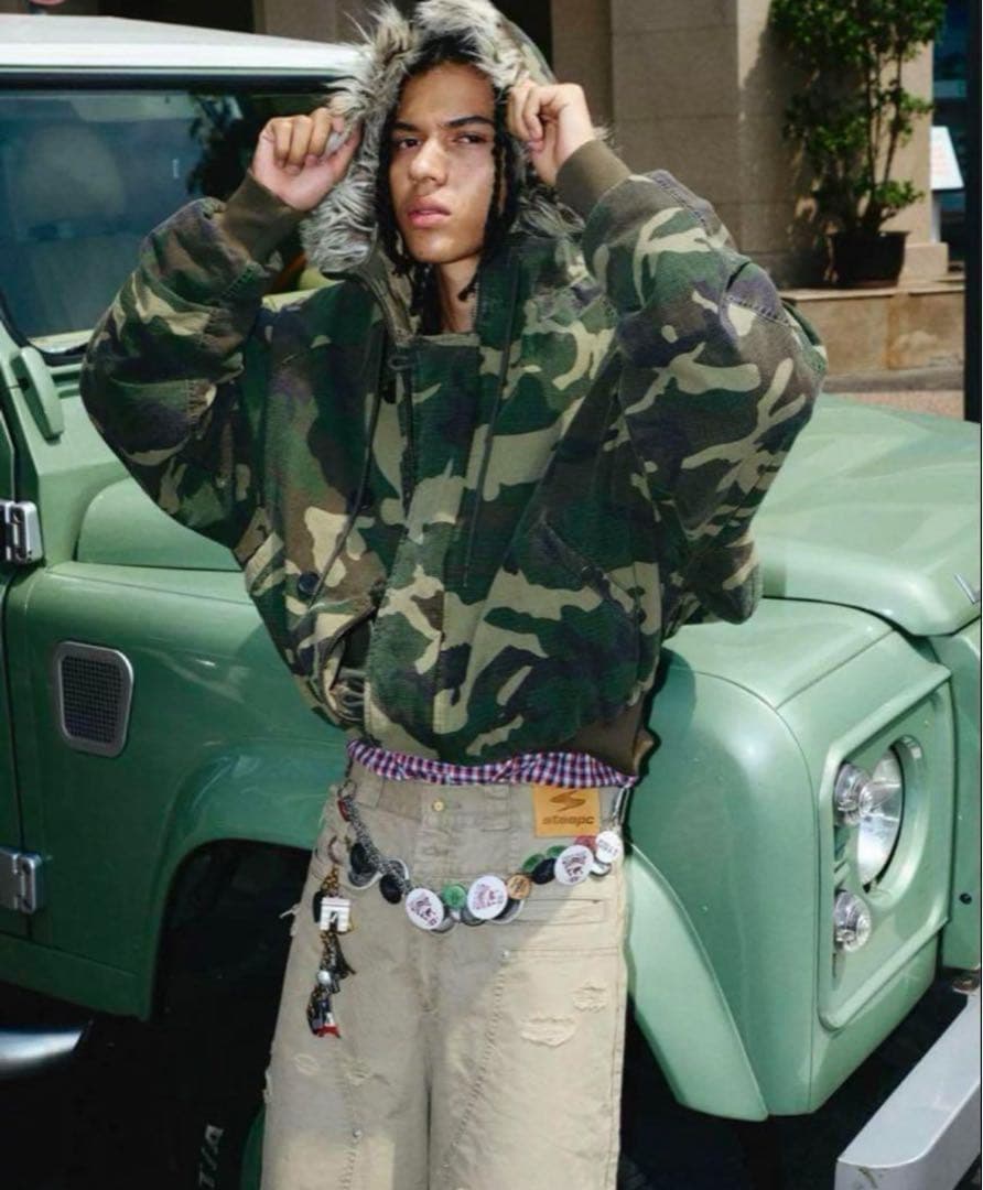 ジャケット・アウター STEEPC N-2B camo flight jacket