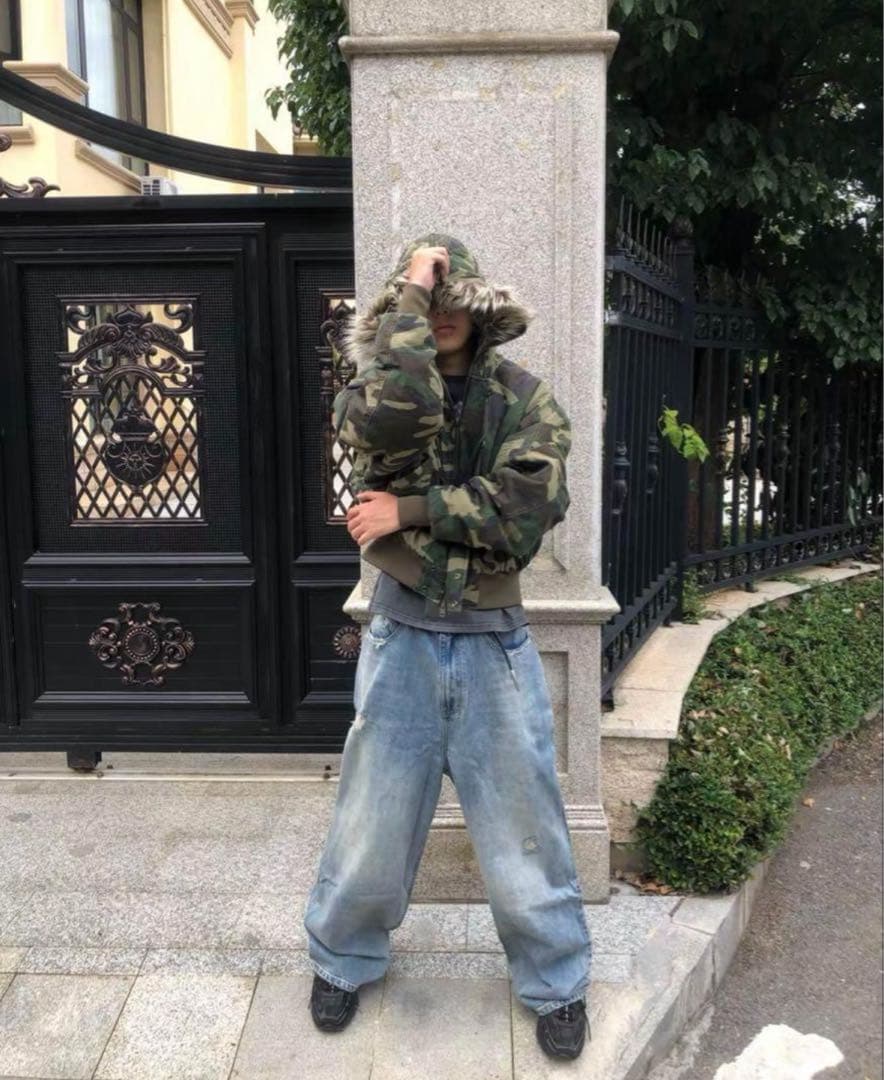 ジャケット・アウター STEEPC N-2B camo flight jacket