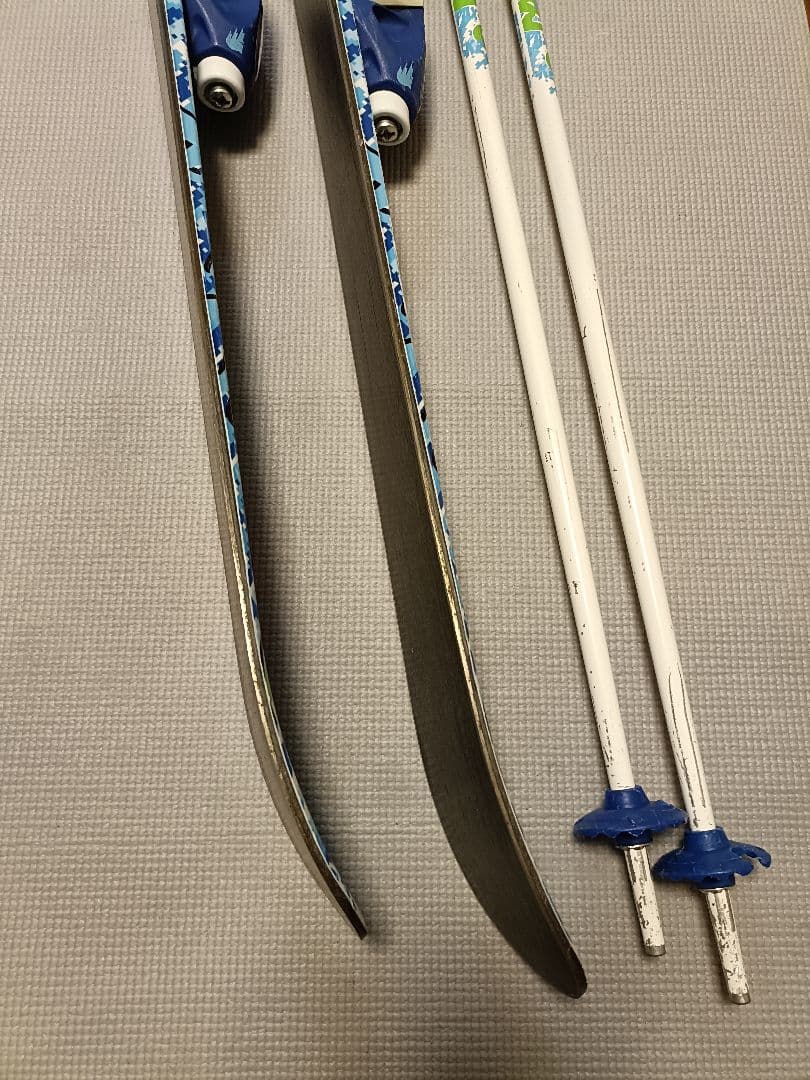 KAZAMA子供用スキー板セット スキー板116 スキーブーツ23 ストック付