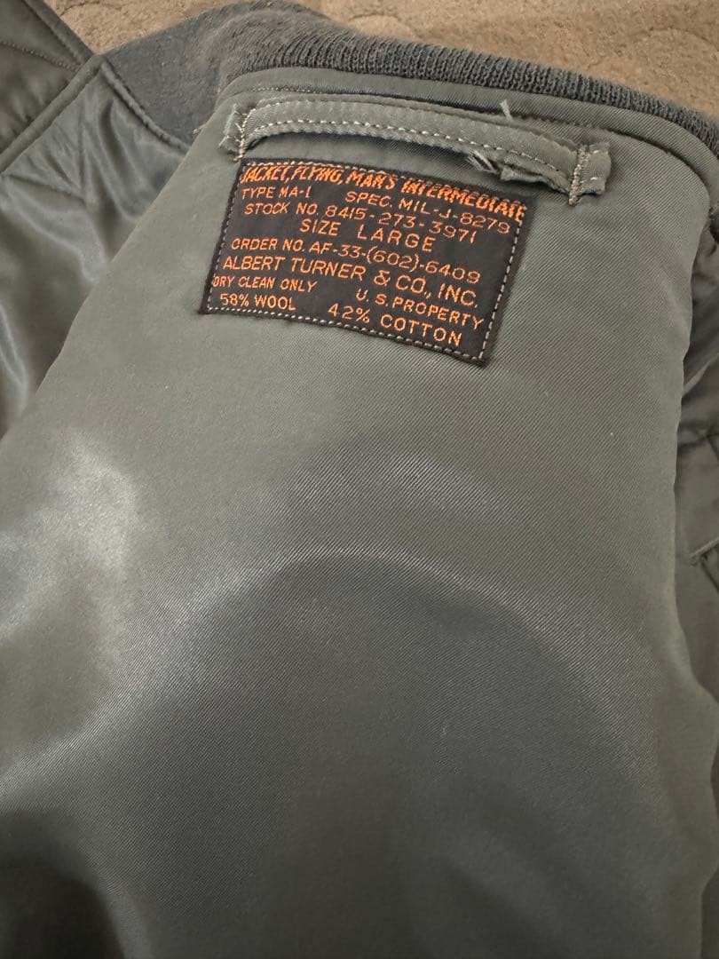 ジャケット・アウター Buzzrickson's Type MA-1  TURNER