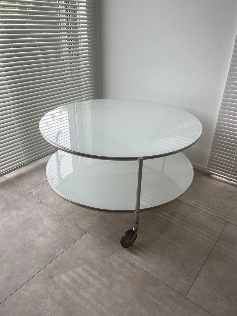 IKEA オールドイケア strind ガラステーブル　コーヒーテーブル