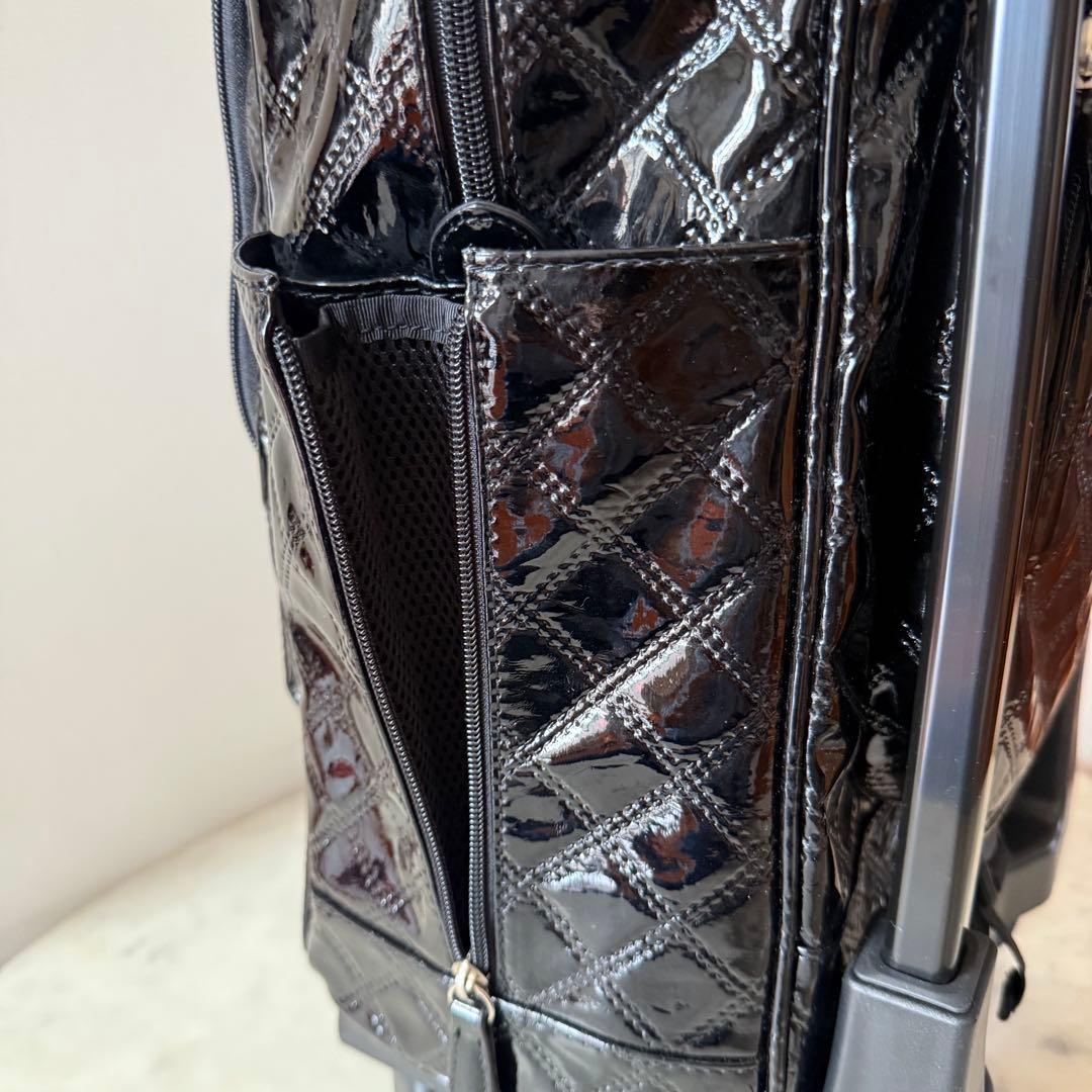 SWANY スワニー　エマイロ キルティング エナメルキャリーケース　機内持ち込