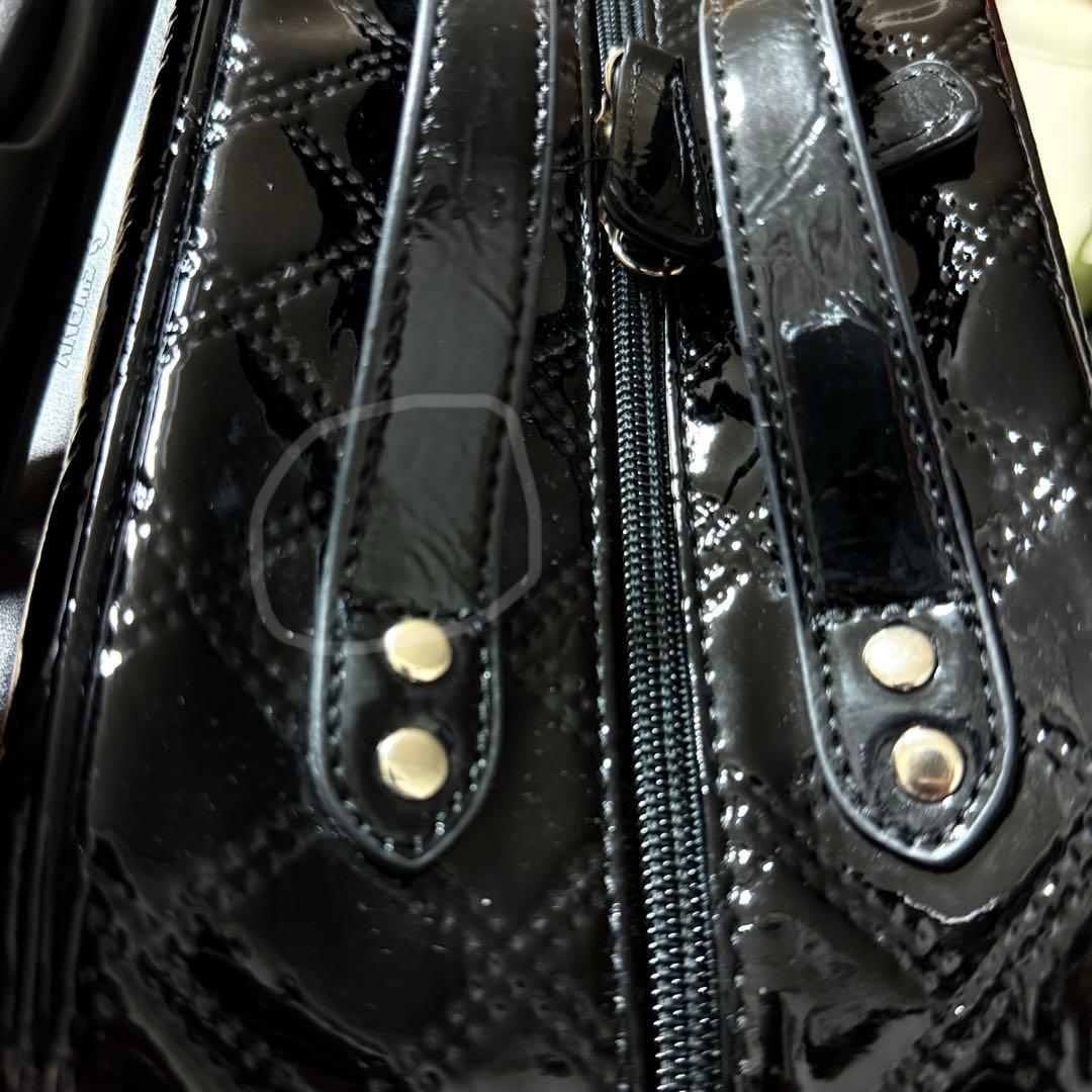 SWANY スワニー　エマイロ キルティング エナメルキャリーケース　機内持ち込