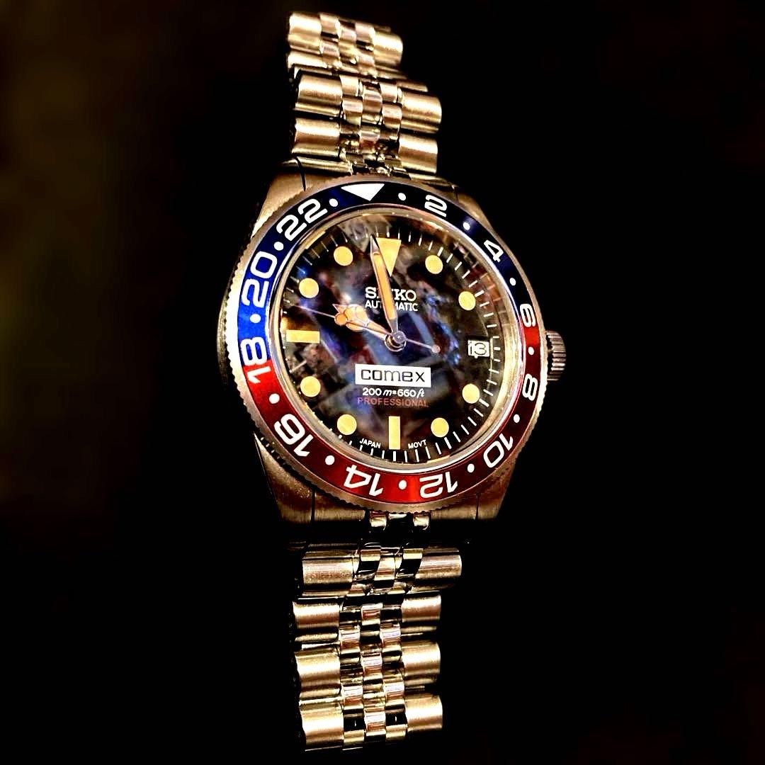 バ*ズ様 nh35 custom mod vintage pepusi