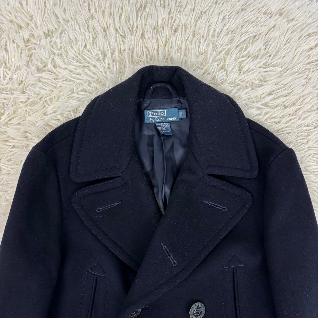 90年代 vintage ポロ ラルフローレン 13スターボタン PコートS