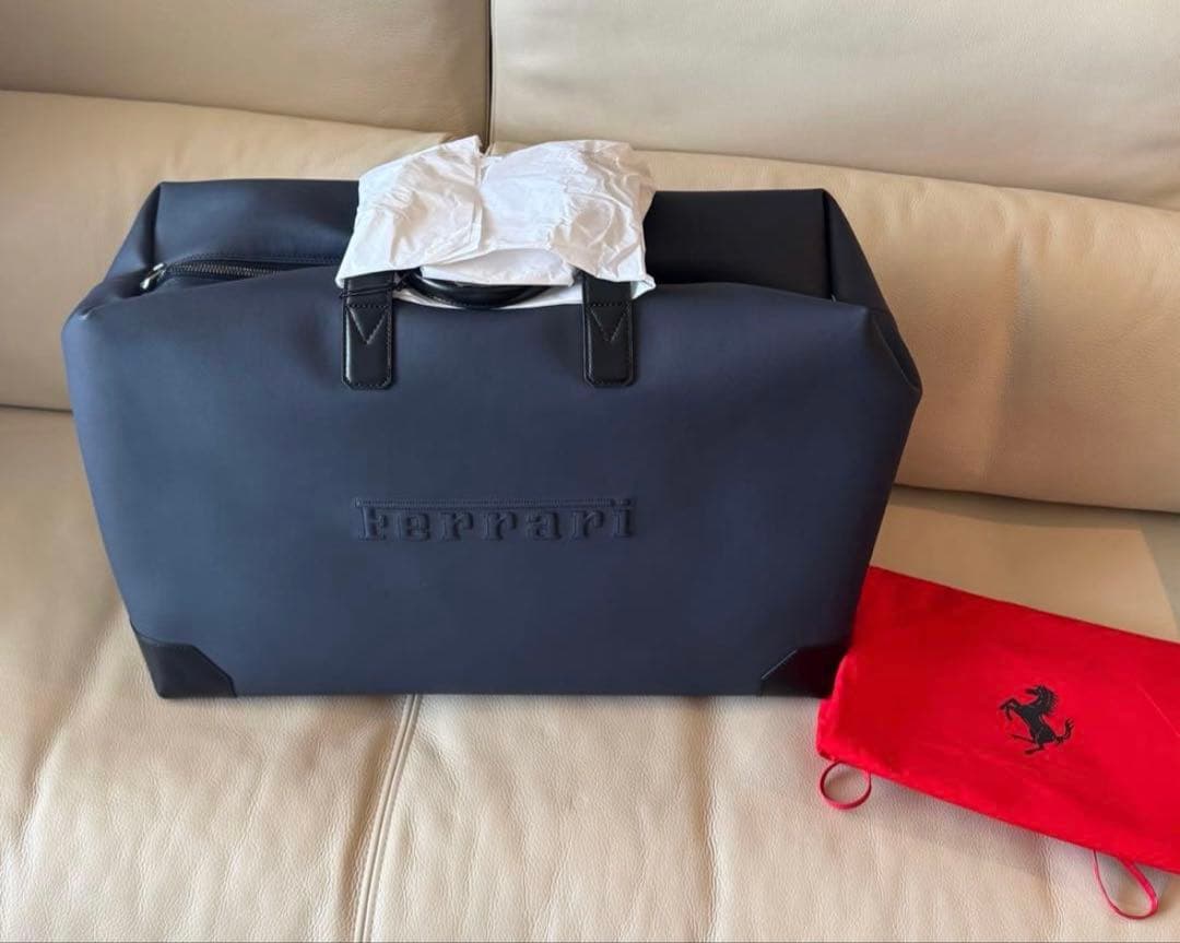 2/11のみ値下げ【非売品】フェラーリ　12チリンドリ　革製ボストンバッグ