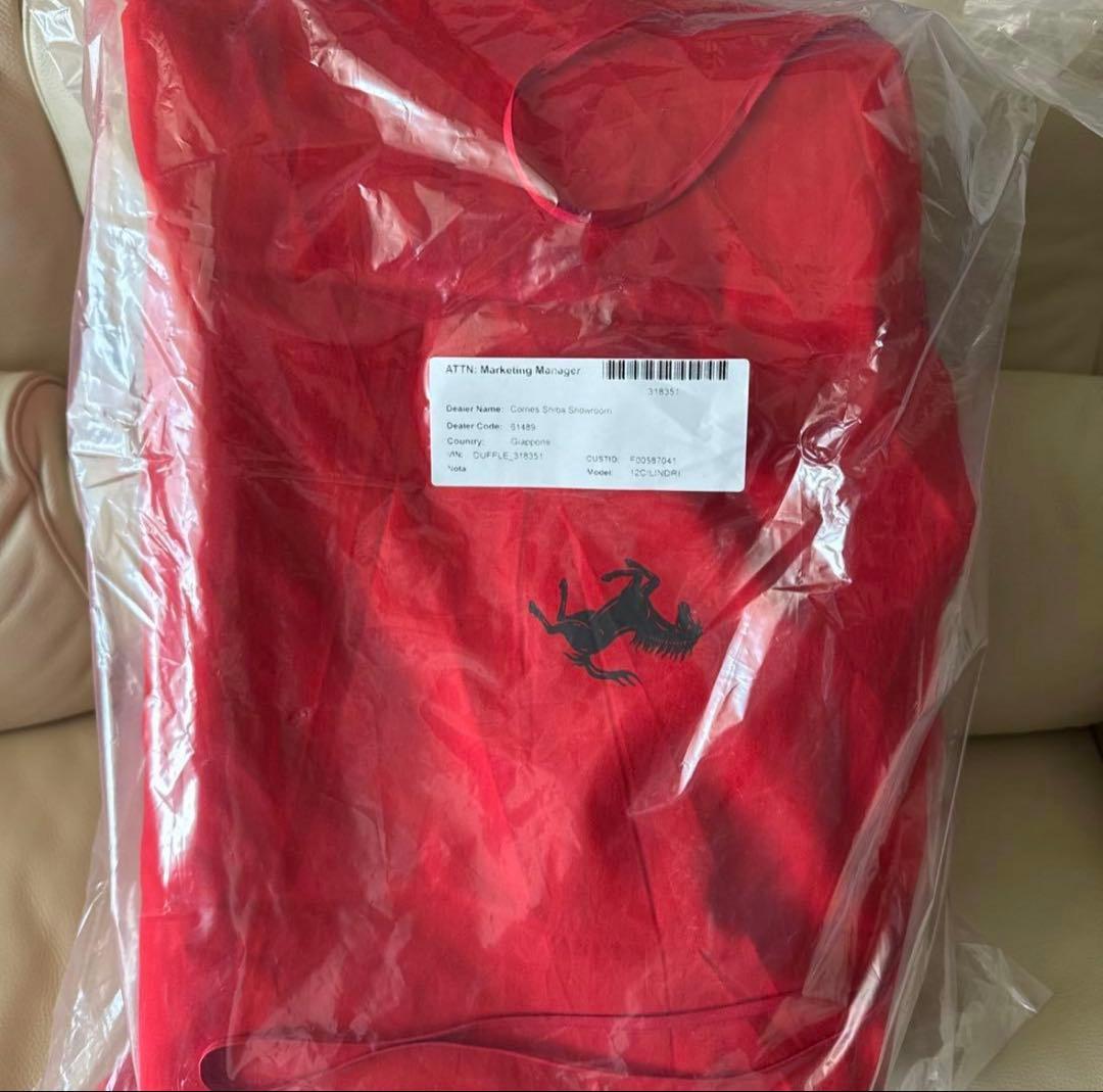 2/11のみ値下げ【非売品】フェラーリ　12チリンドリ　革製ボストンバッグ