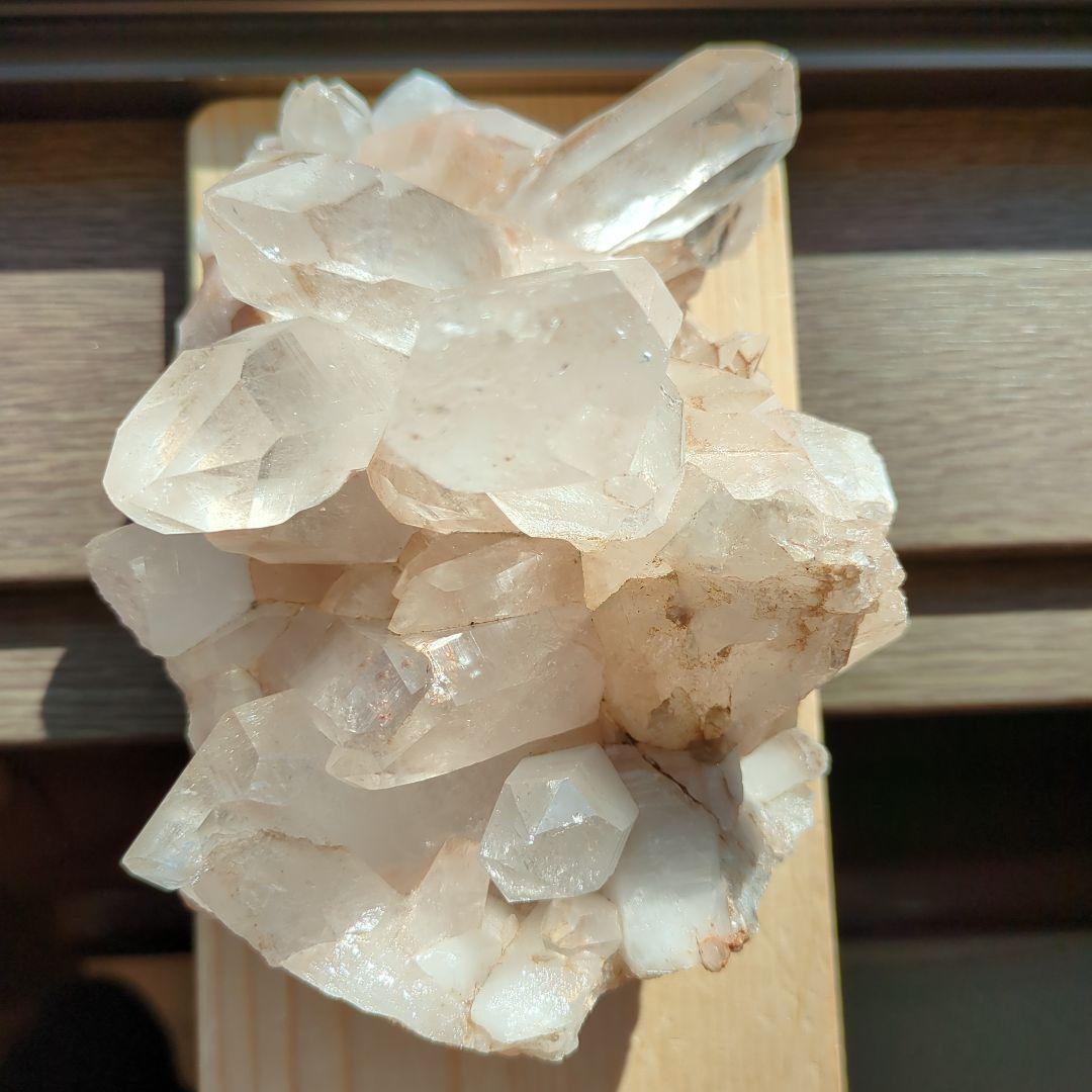 マニカラン水晶　原石　クラスター　稀少　パワーストーン