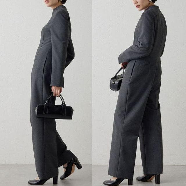 【2024／55000円】 Whim Gazette ダブルクロスジャンプスーツ