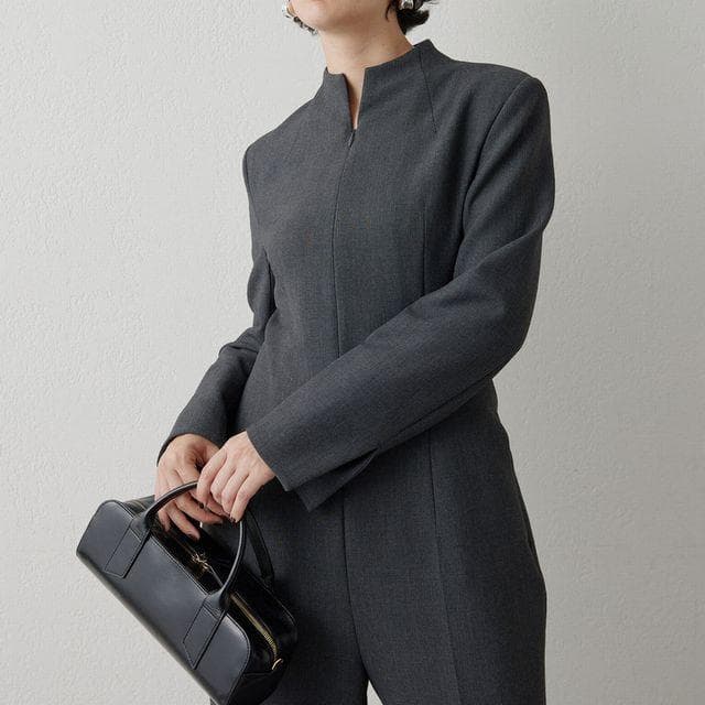 【2024／55000円】 Whim Gazette ダブルクロスジャンプスーツ