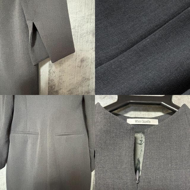 【2024／55000円】 Whim Gazette ダブルクロスジャンプスーツ