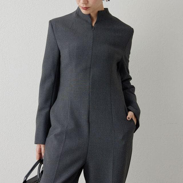 【2024／55000円】 Whim Gazette ダブルクロスジャンプスーツ