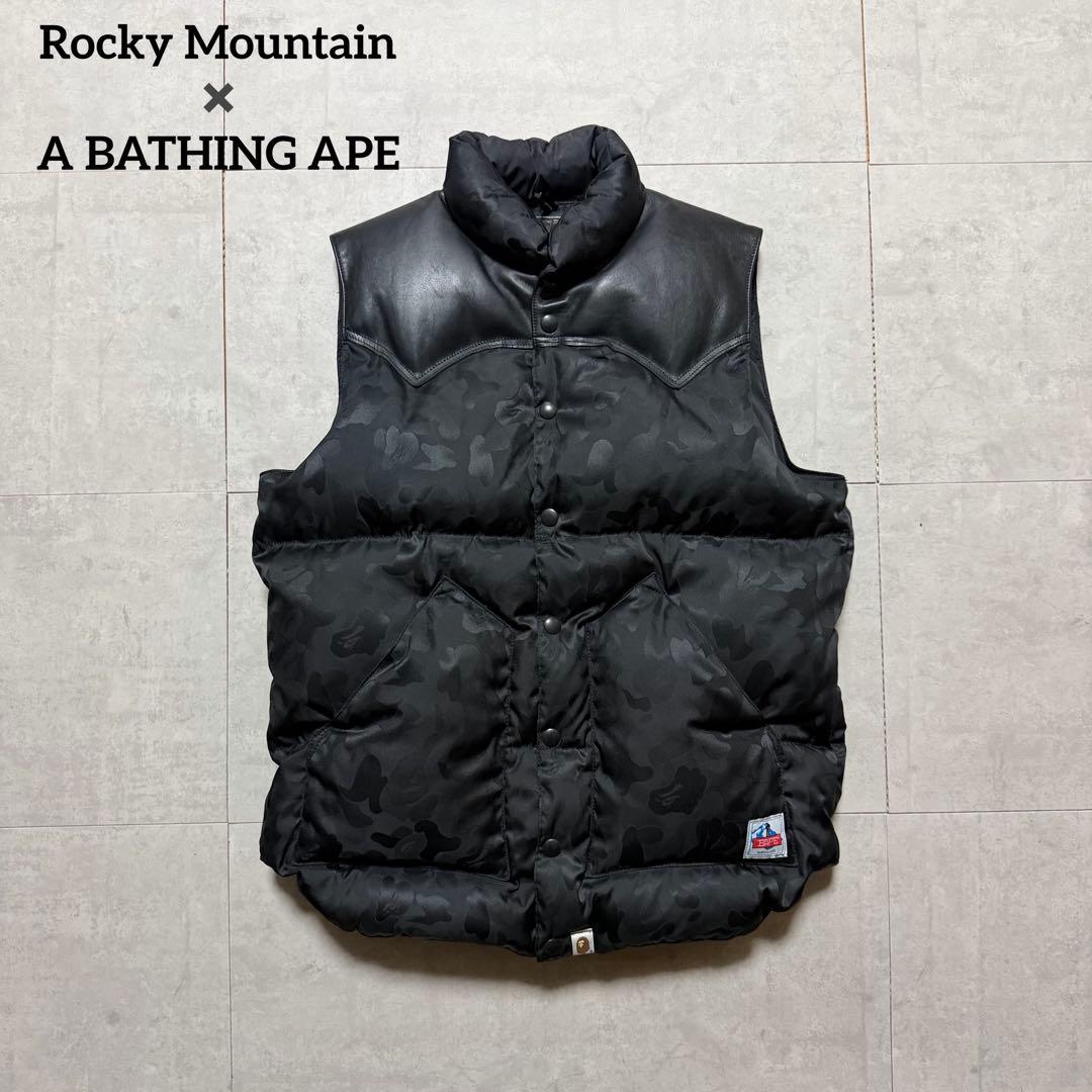 Rocky Mountain × A BATHING APE ダウンベスト 40