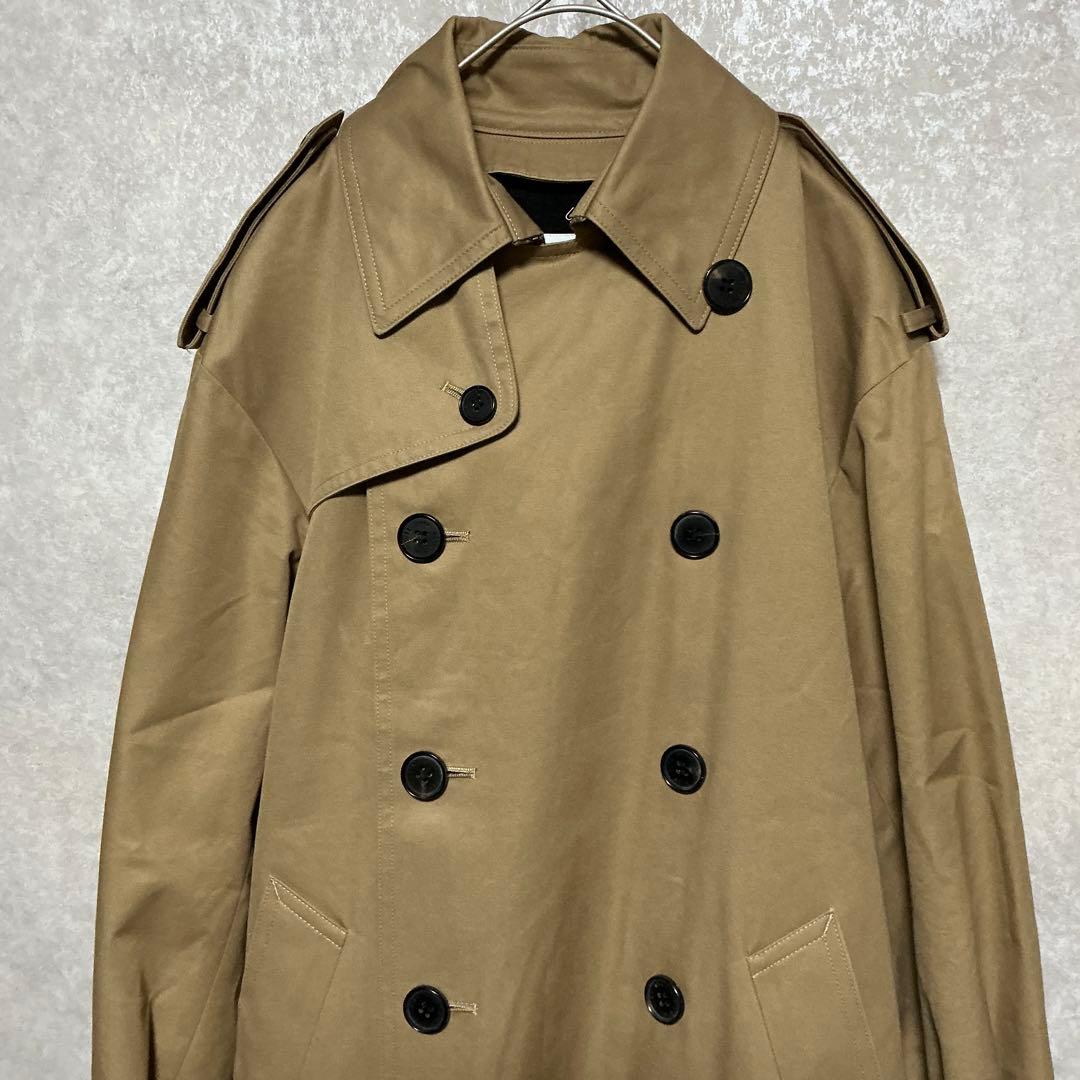 【美品】HYKE　ハイク　LONG BIG FIT　トレンチコート