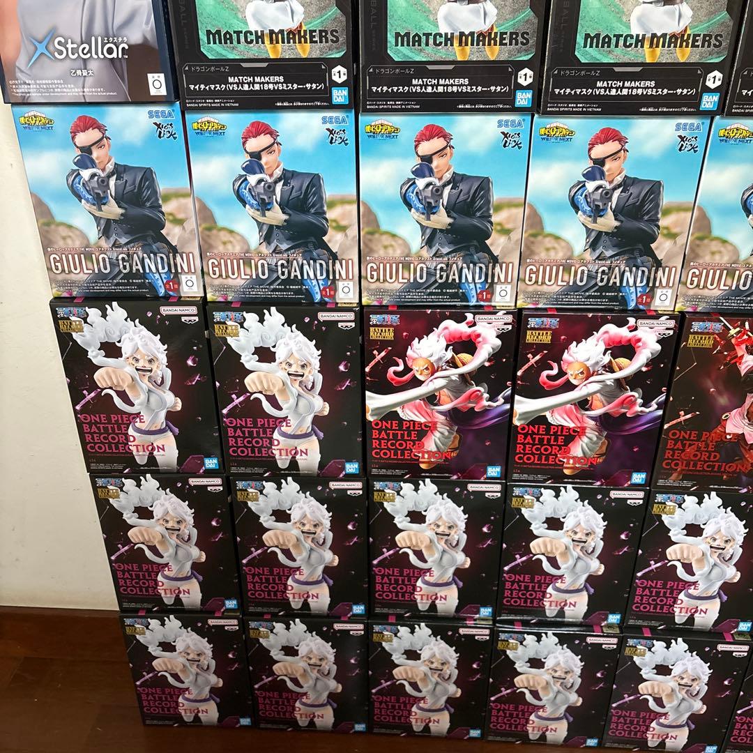 フィギュアセット　ワンピース　ドラゴンボール　僕のヒーローアカデミアなど45個