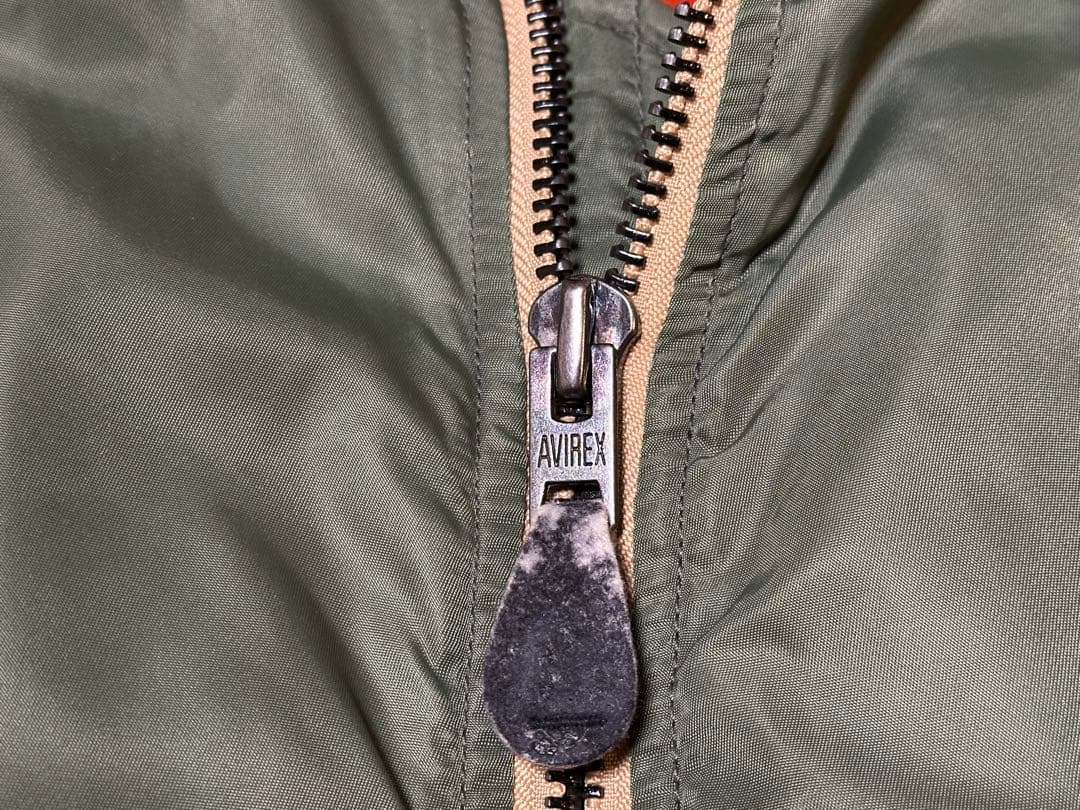 AVIREX MA-1 フライトジャケット Mサイズ オリーブグリーン