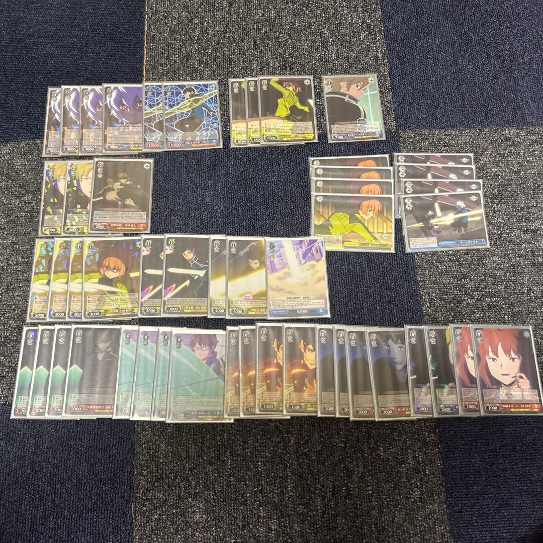 ヴァイスシュヴァルツ　ワールドトリガーデッキ　先攻後攻マーカー付き