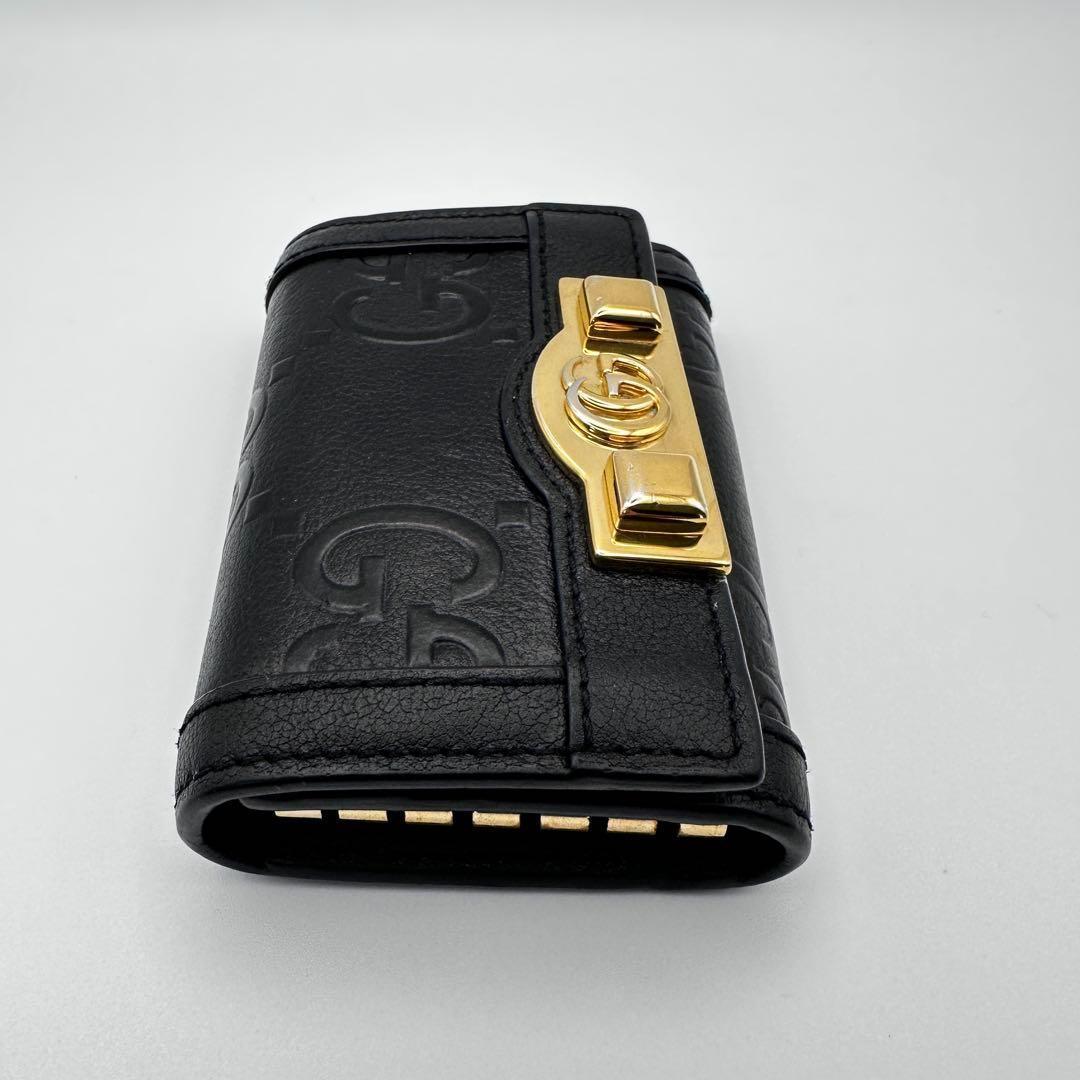 GUCCI グッチ キーケース 6連 インターロッキングGG ゴールド