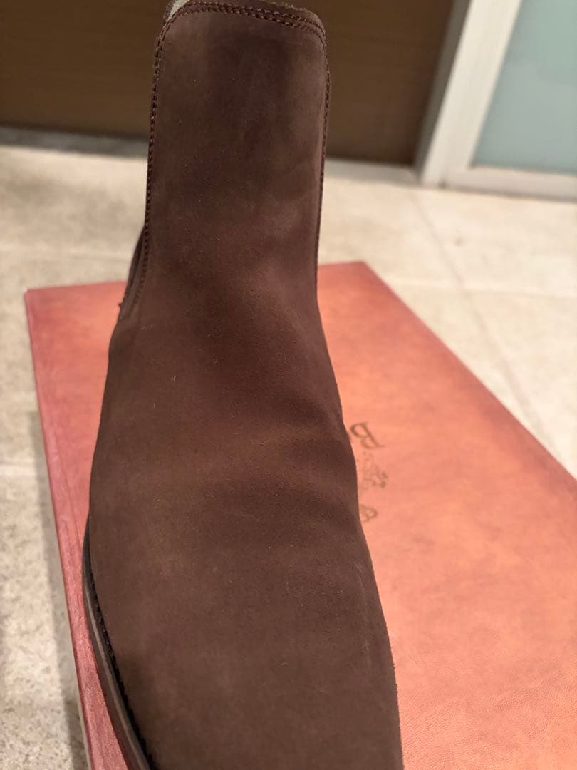 週末限定値下げBerwick1707 スエード サイドゴアブーツ