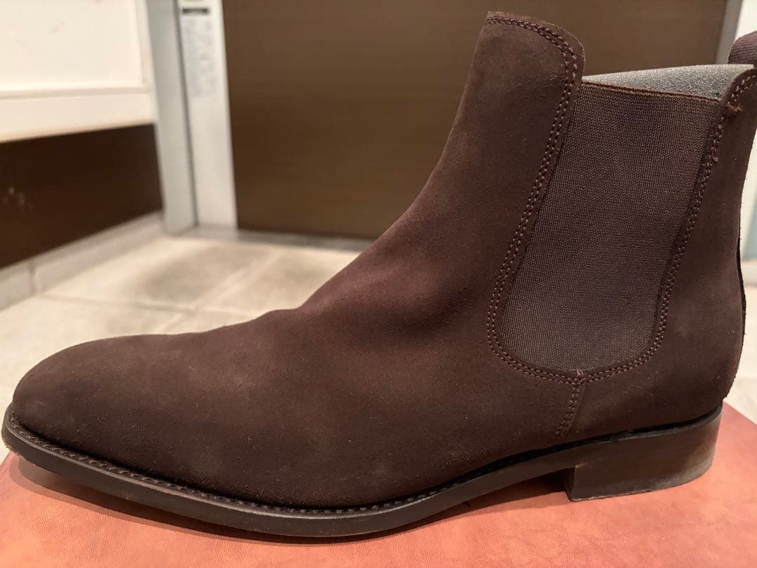 週末限定値下げBerwick1707 スエード サイドゴアブーツ