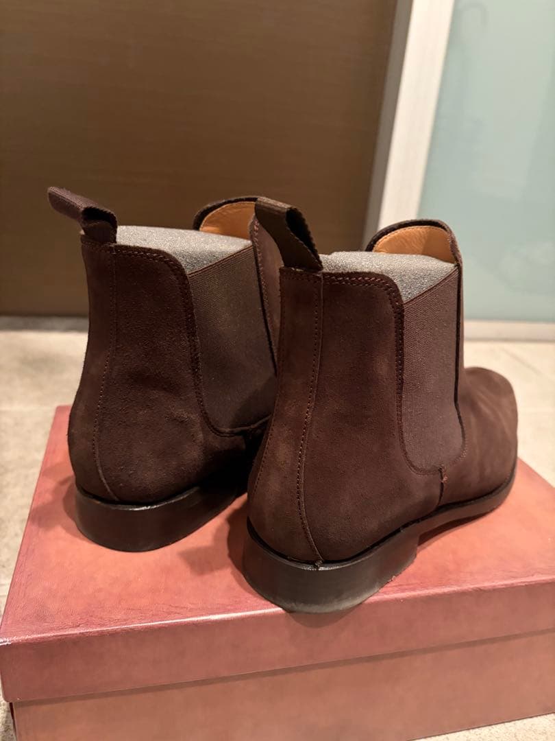 週末限定値下げBerwick1707 スエード サイドゴアブーツ