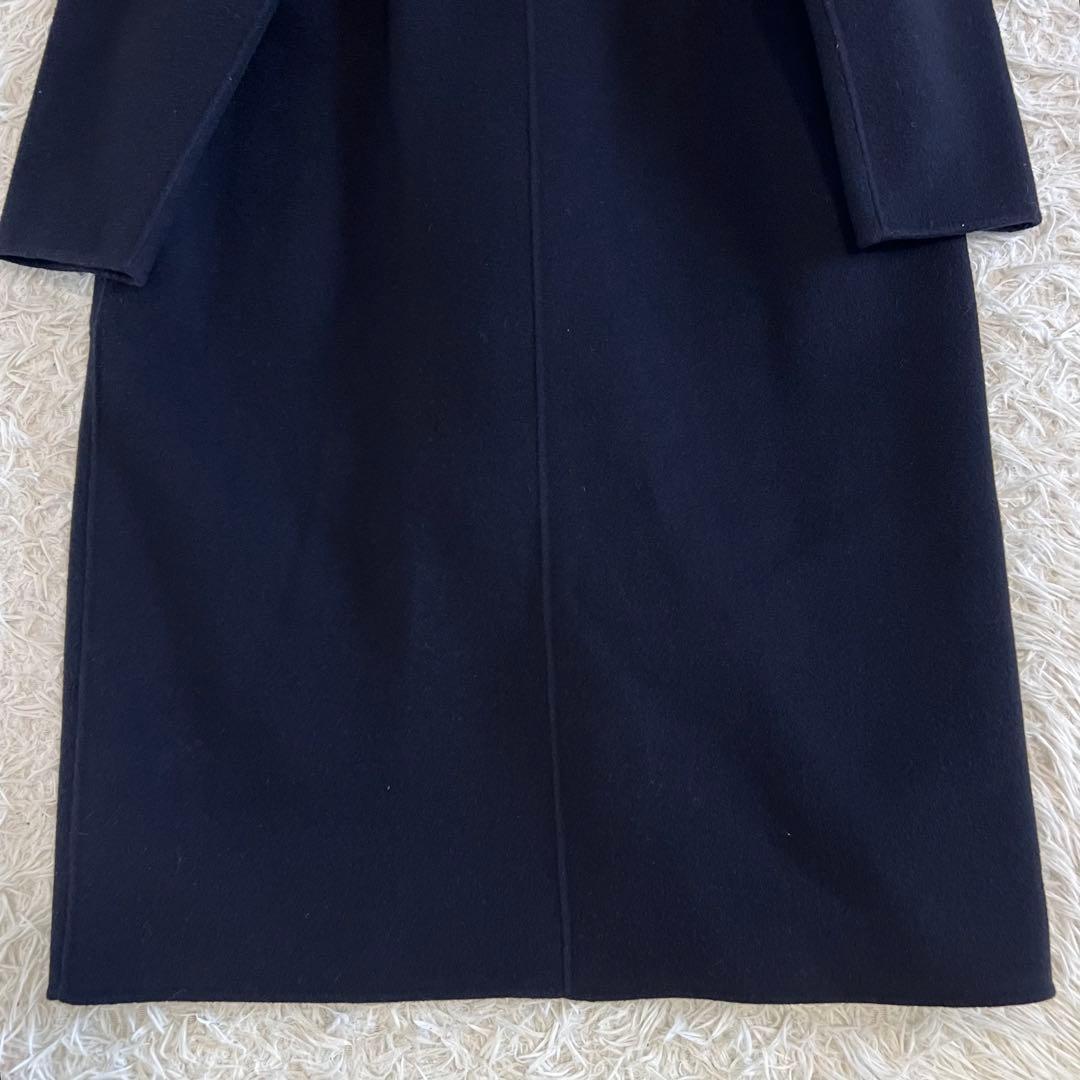 SOEJU ソージュ ウール リバー ローブ ロングコート ネイビー S