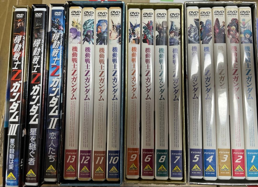 Zガンダム　DVD-BOX 付き　全巻　＋　劇場版 dvdセット