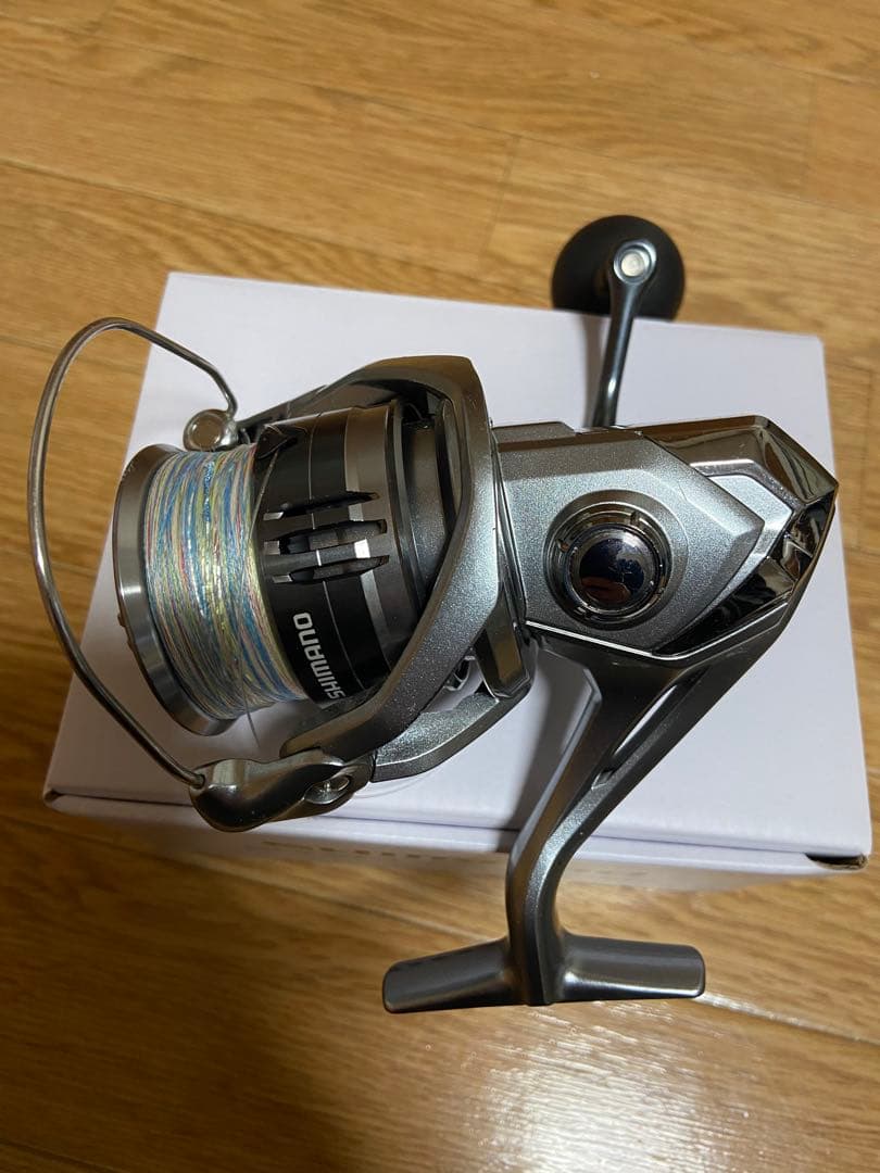 SHIMANO NASCI C5000XG スピニングリールとリーダーのセット