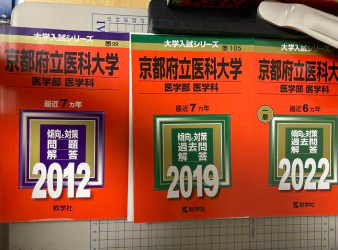 裁断済み　教学社　赤本　京都府立医科大学　1982〜2021 連続40年分