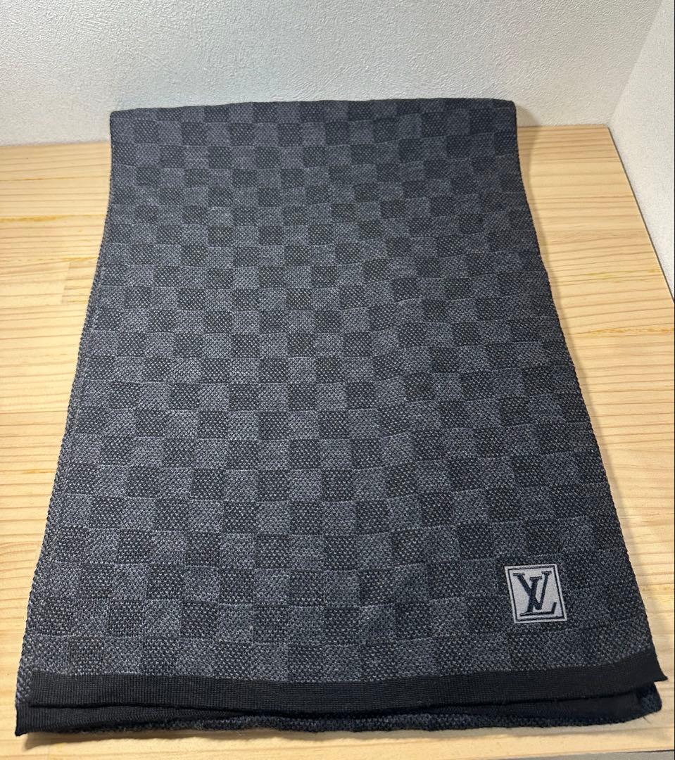▶︎SK ルイヴィトン　エシャルプ　プティダミエ　ウール