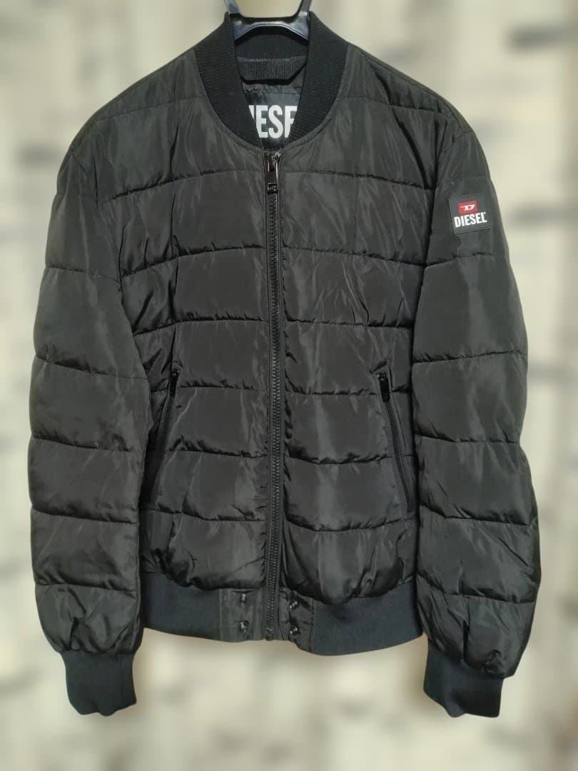 DIESEL ブラック MA-1ジャケット